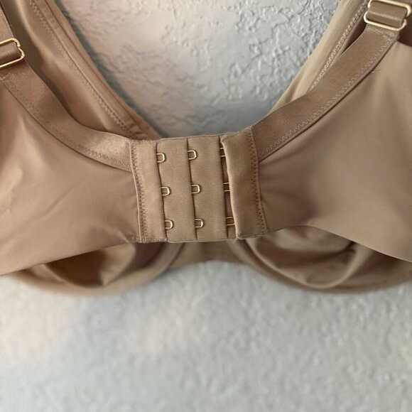 ThirdLove Beige Underwire Bra 36F Adjustable Straps Nylon/Spandex Blend Women - Picture 4 of 5